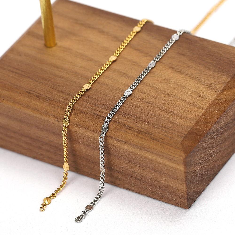 10 metros/rollo de cadena dorada de acero inoxidable, collar, cadena de eslabones, accesorios para pulseras, componentes de fabricación de joyas, bricolaje hecho a mano