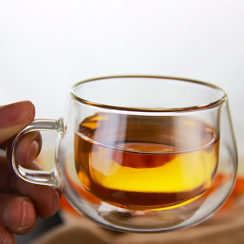 100ml vasos con doble fondo, vaso de chupito para vodka, portavasos para café, taza de desayuno, tazas para té, whisky, vino