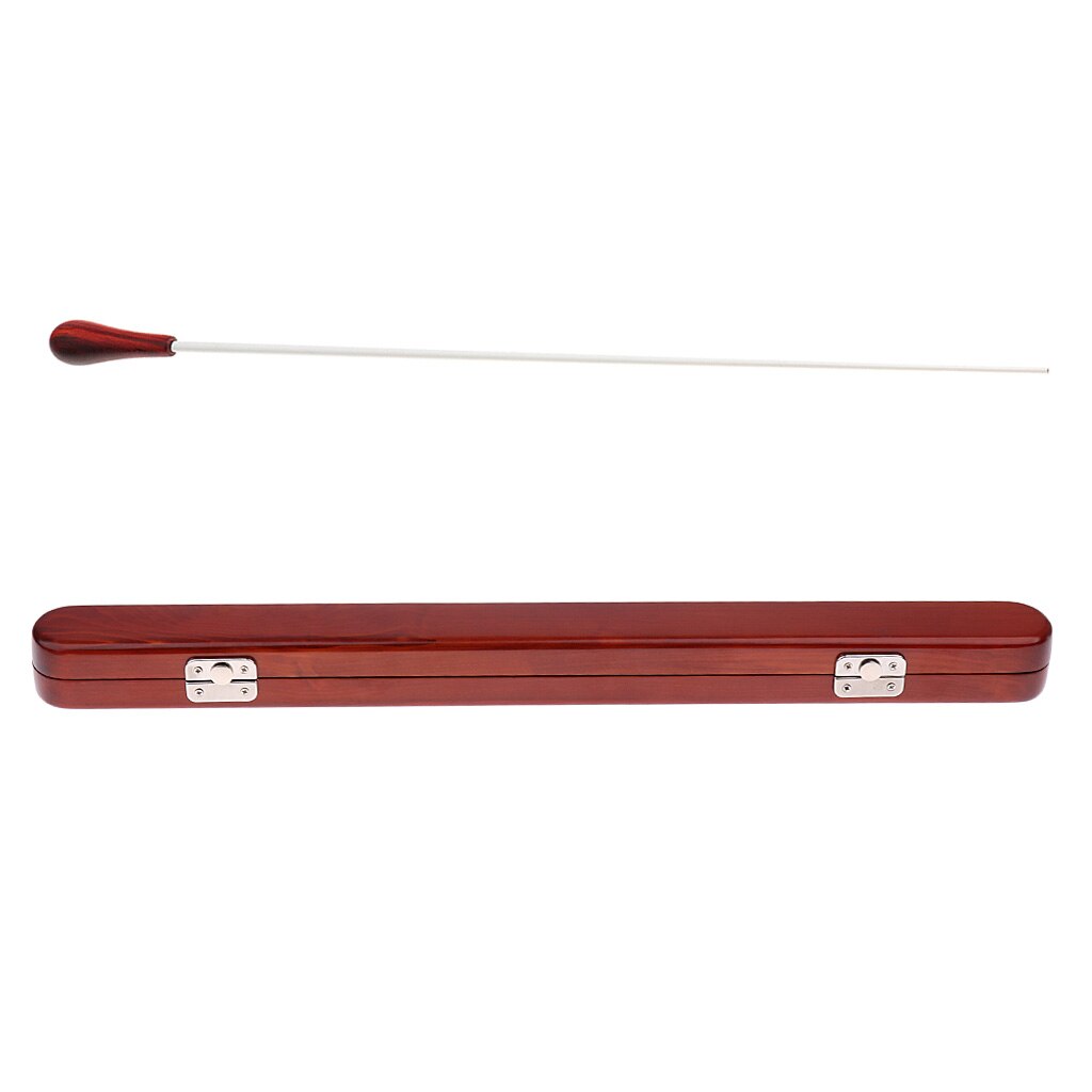 Wooden Case Box & Band Director Conductor Wand Music Conducting Stick