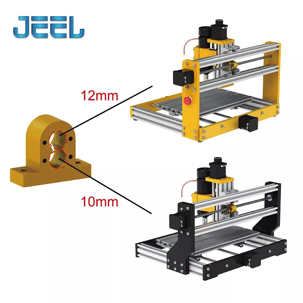 Cnc X-As Upgrade Accessoires Lager T8 Schroef Gebruikt Voor 3018pro/3018Plus Machine Xaxis Update