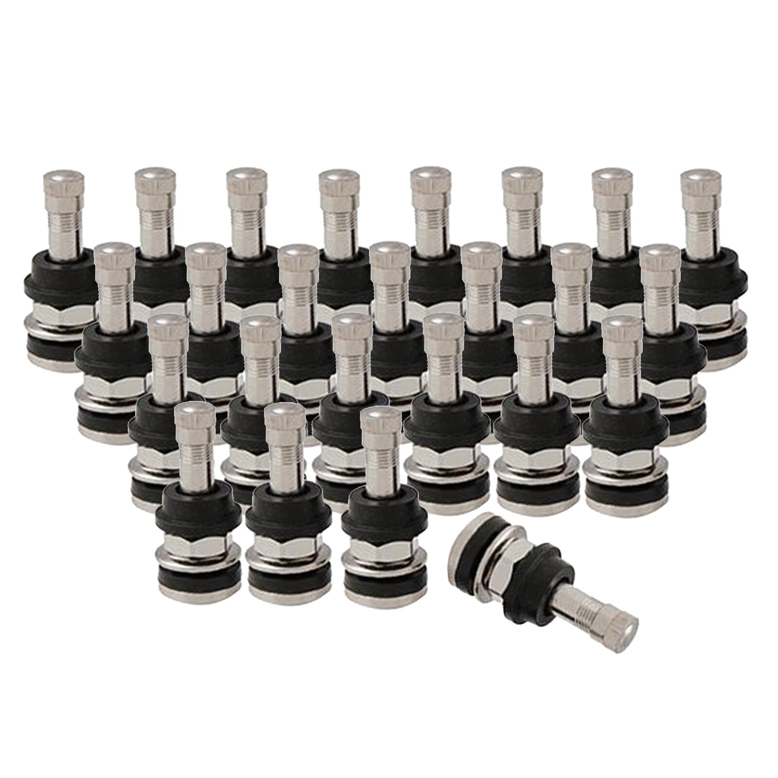 25pcs TR416 Metal Valve Stems for .453" &amp; .625" Rim Holes Long 1 1/2 "
