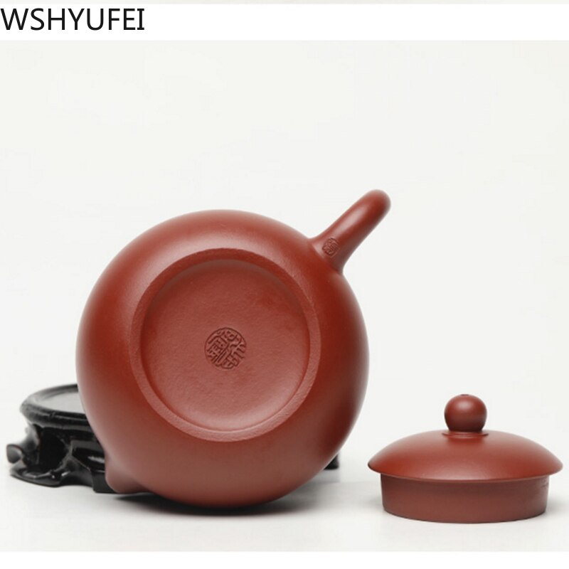 Chinese Yixing Thee Pot Paarse Klei Xishi Theepot Thee Zetgroep Beauty Waterkoker Handgemaakte Dahongpao Theewaar Thee Ceremony Supplies 180Ml