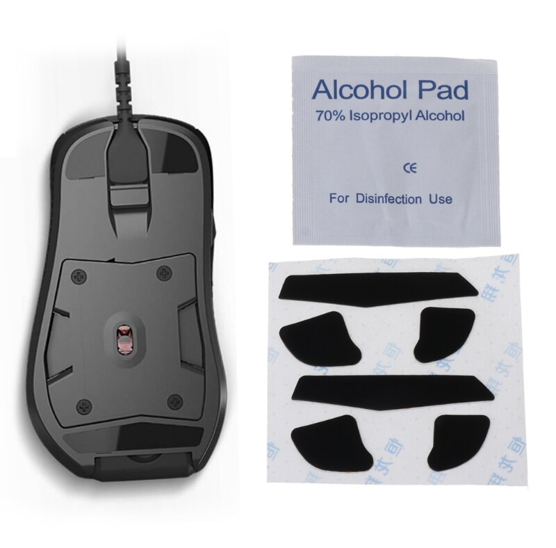 2 Sets 0.6mm Replacement Mouse Feet Mouse Skates for Steelseries RIVAL 700