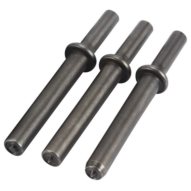 POIU 86 stuks blindklinknagel gereedschapsset, klinknagelpistool, heavy duty handklinkhamer set met M3/M4/M5/M6/M8 schroefdraad blindklinknagels en doorn, voor meubels, auto, kluswerk