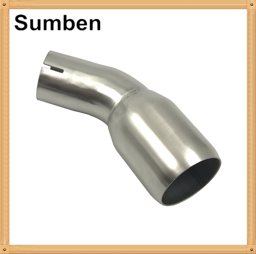 36-51MM Motorcycle Exhaust Pipe Connector Linker End Exhaust Elbow for Benelli 502C BJ500-6A