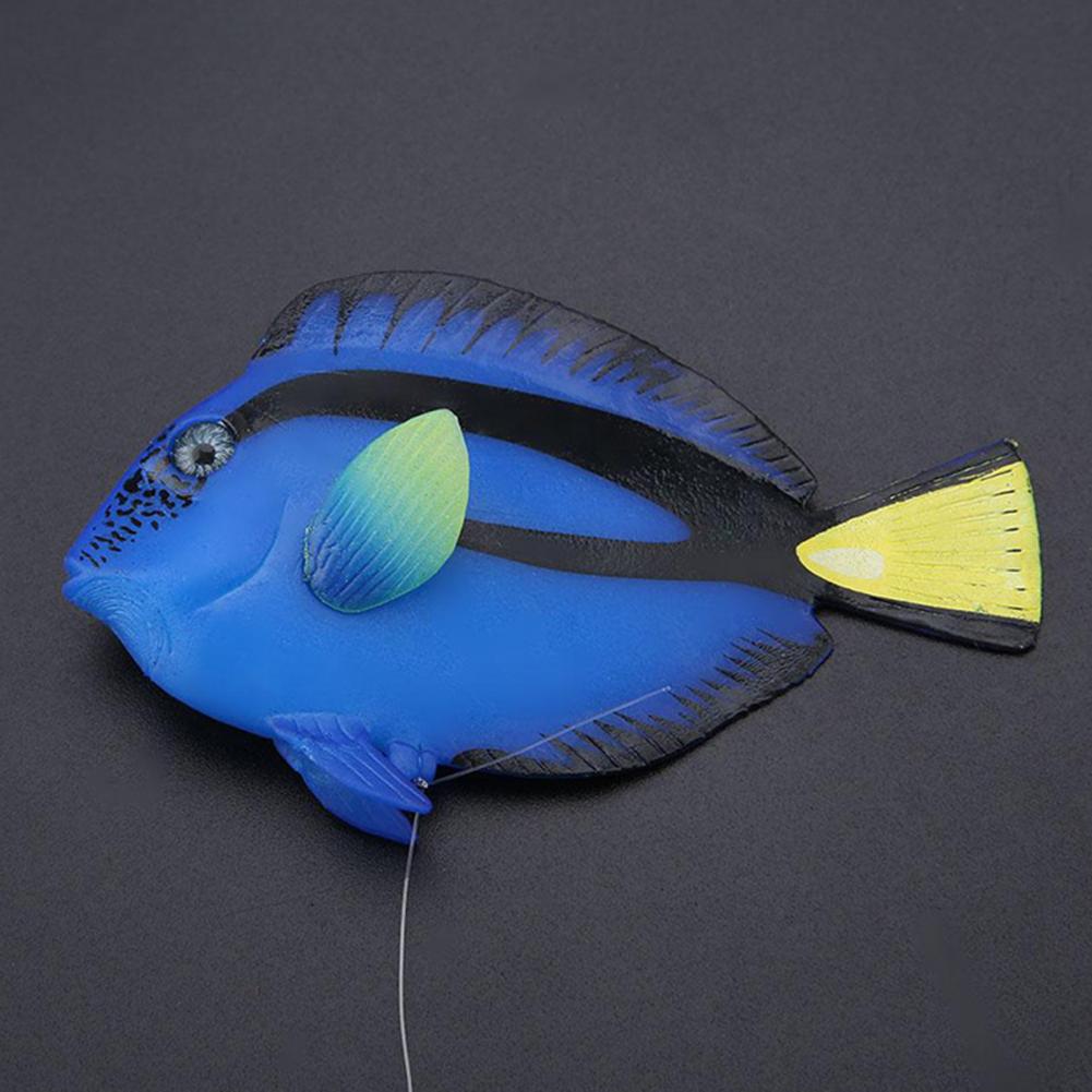 Artificial Fish Simulation Floating Faux Clownfish Fish Tank Decor Supplies for Aquarium