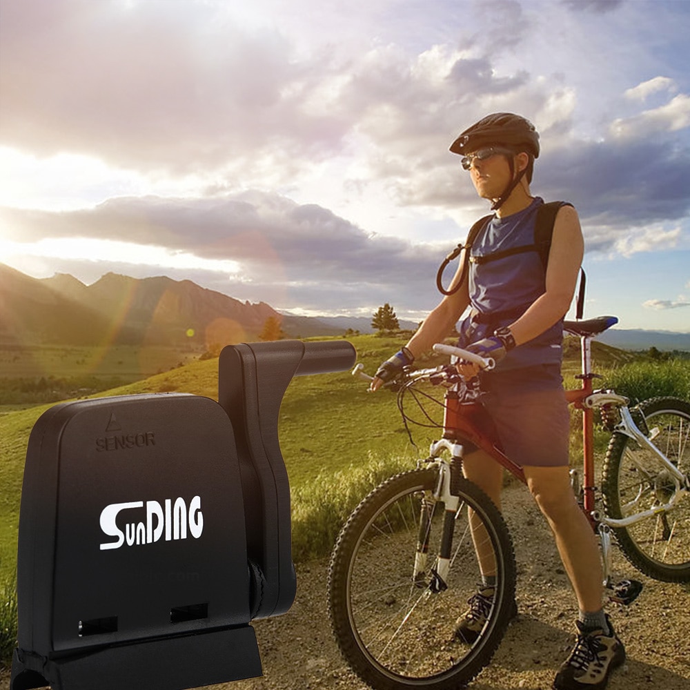 Sunding Fietsen Computer Bluetooth 4.0 Draadloze Bike Cycle Fiets Tracker Snelheid Cadanssensor met Magneet Zwart Waterdicht