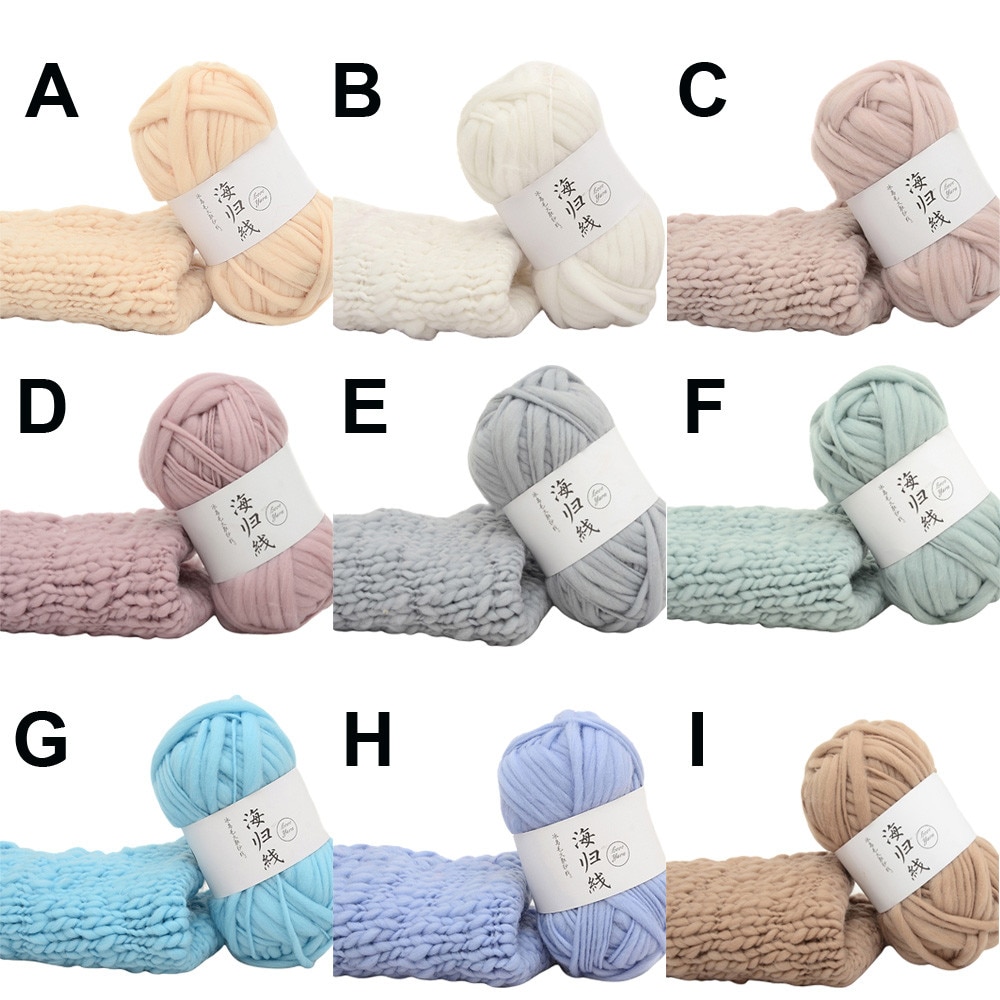 Yarn Knitting Wool Crochet Threads 50G Hand Woven Multicolor Soft Fiber Natural laine wol lanas para tejer envio gratis wolle 2