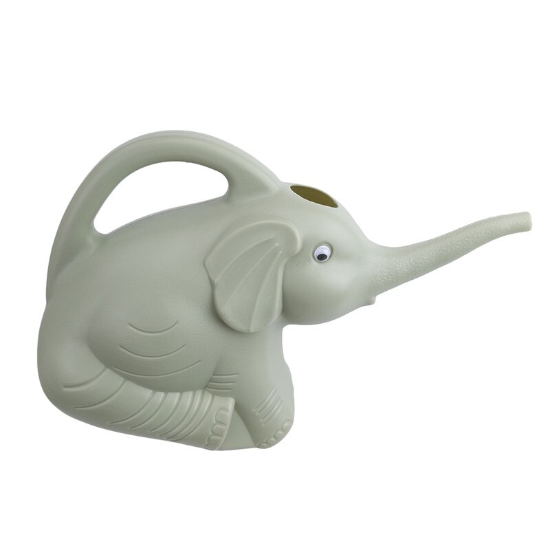 Maceta de riego con forma de elefante creativa, botella de agua de jardinería, flores de jardín doméstico, herramienta de riego de plantas: Verde