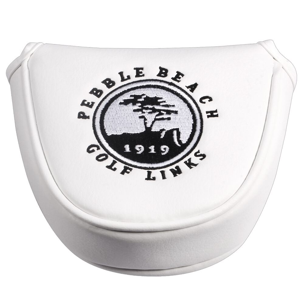 Mallet Putter Covers Golf Headcover Putter Head Cover Magnetic Closure for STROKE LAB PUTTER: White