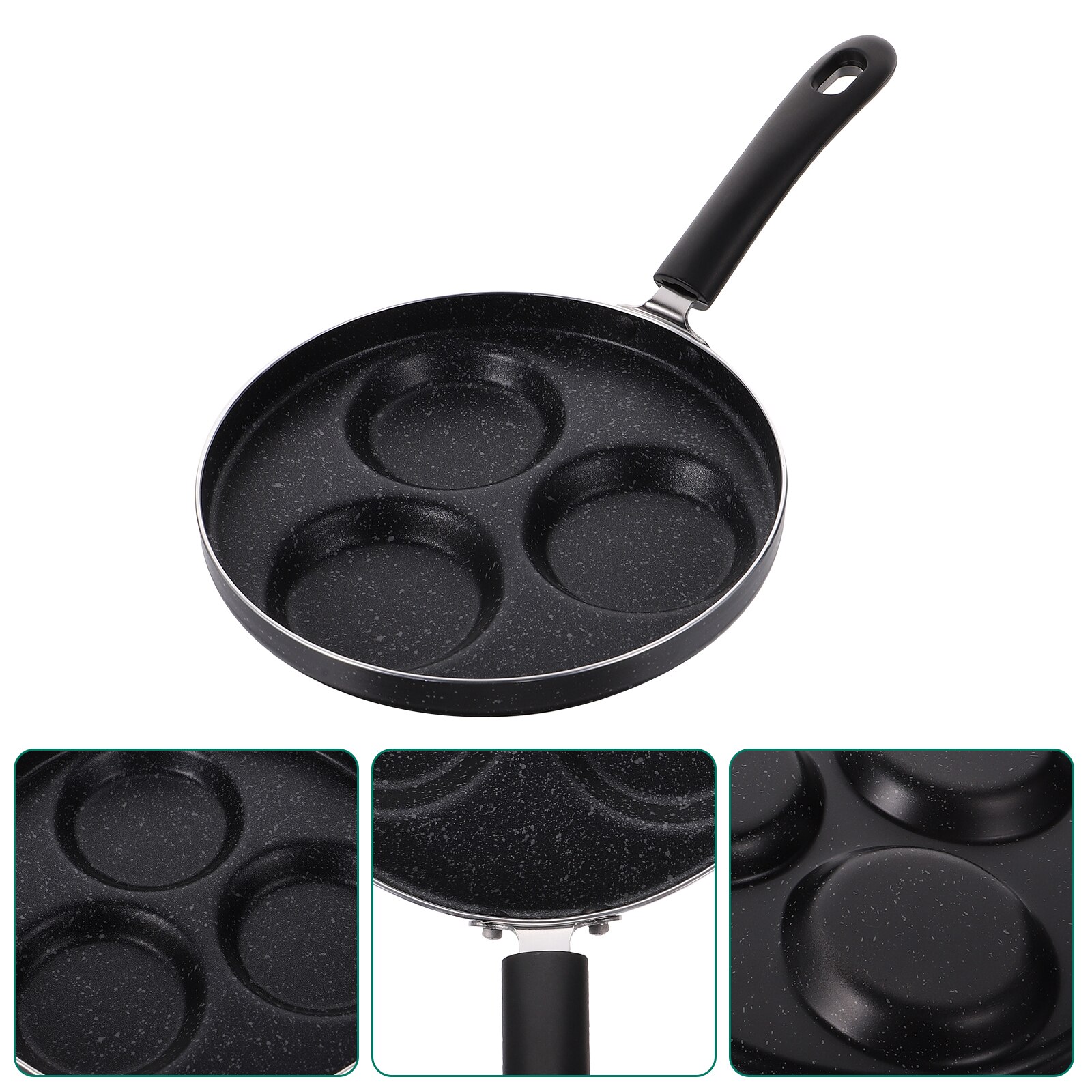 1pc Household Durable Egg Frying Pan Egg Cooker Pan Non-stick Egg Cooking Tool