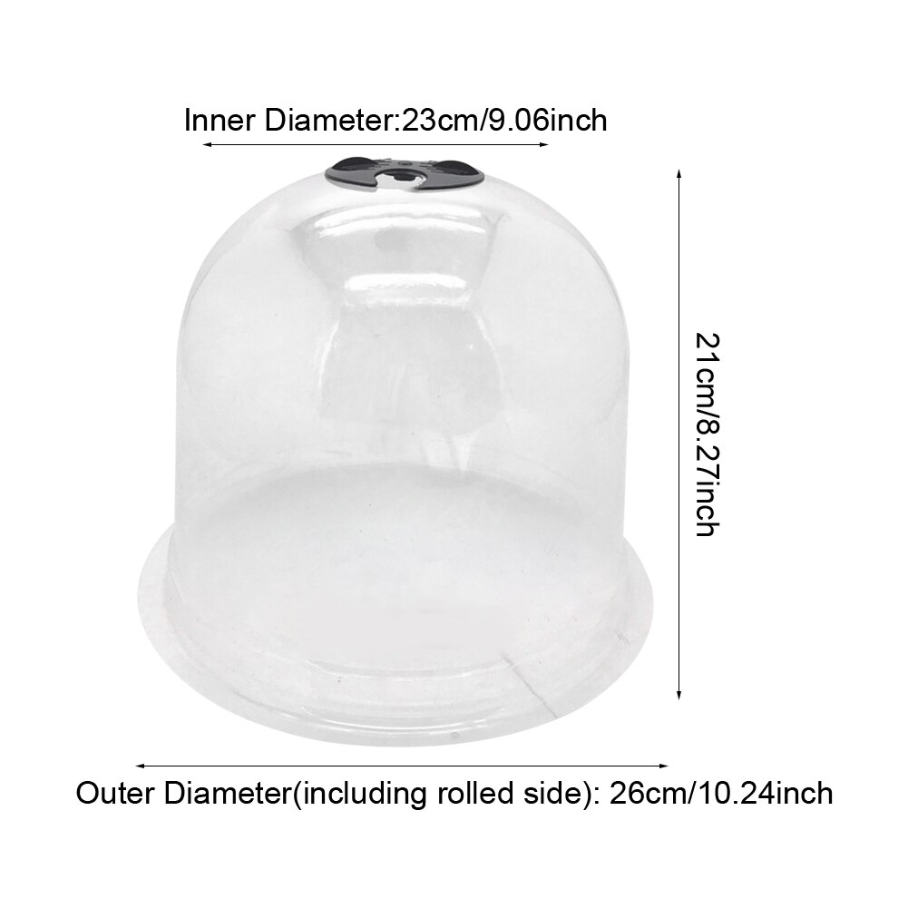 2pcs Seedling Insect Prevention Garden Tool Succulent Outdoor Transparent Greenhouse Mini Plant Cover Frost Protection Nursery