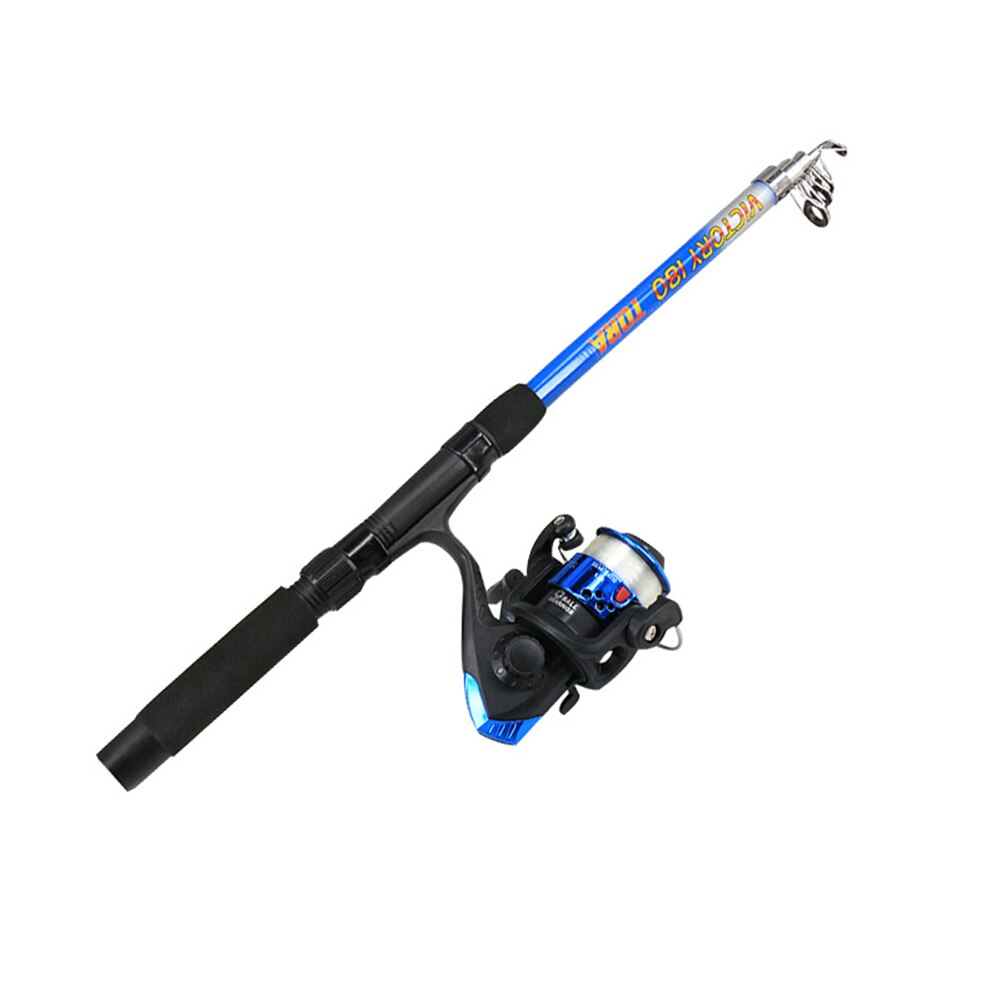 Fishing Rod Set with Reel Portable Fishing Lightweight Retractable Beginners Fishing Pole Fishing Tackle Accessories