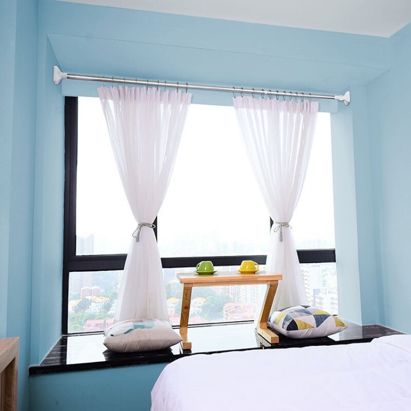 Slaapkamer Gordijn Staaf Telescopische Staaf Woonkamer Gratis Ponsen Droogrek Badkamer Kleren Staaf Douchegordijn Staaf Lifting Contrac