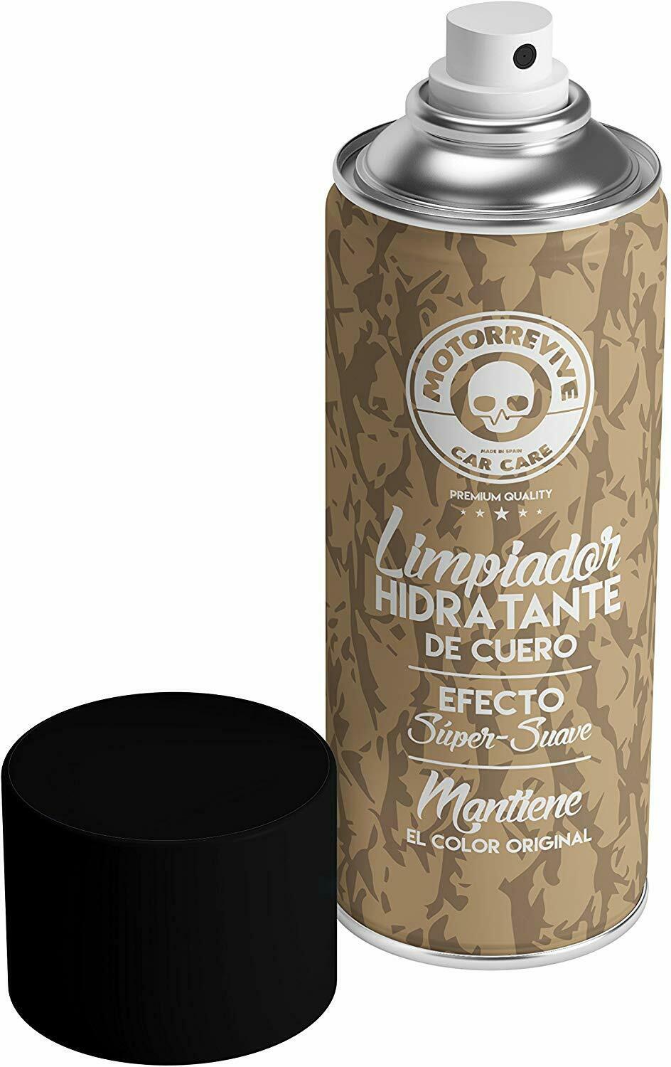 Limpiador Hidratante De Cuero y Piel 400 Ml Motorrevive Gran Ingredientes Activos, Fácil Uso