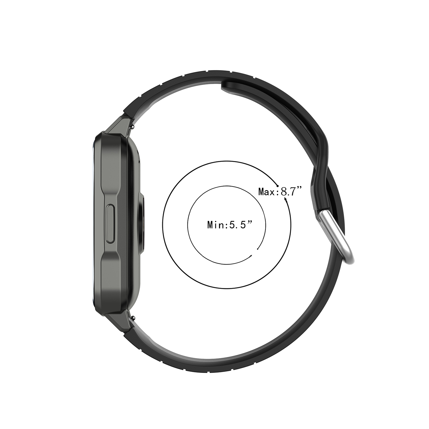 Vaihtorannehihna 19mm kellon ranneke xiaomi haylou solar  ls01 id205 :lle tahallinen  ip68 älykello urheiluranneke tarvikkeet