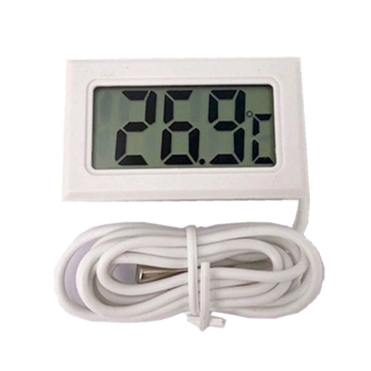 Digital Thermometer Embedded LCD Electronic Temperature Instrument Freezer Temperature Measuring