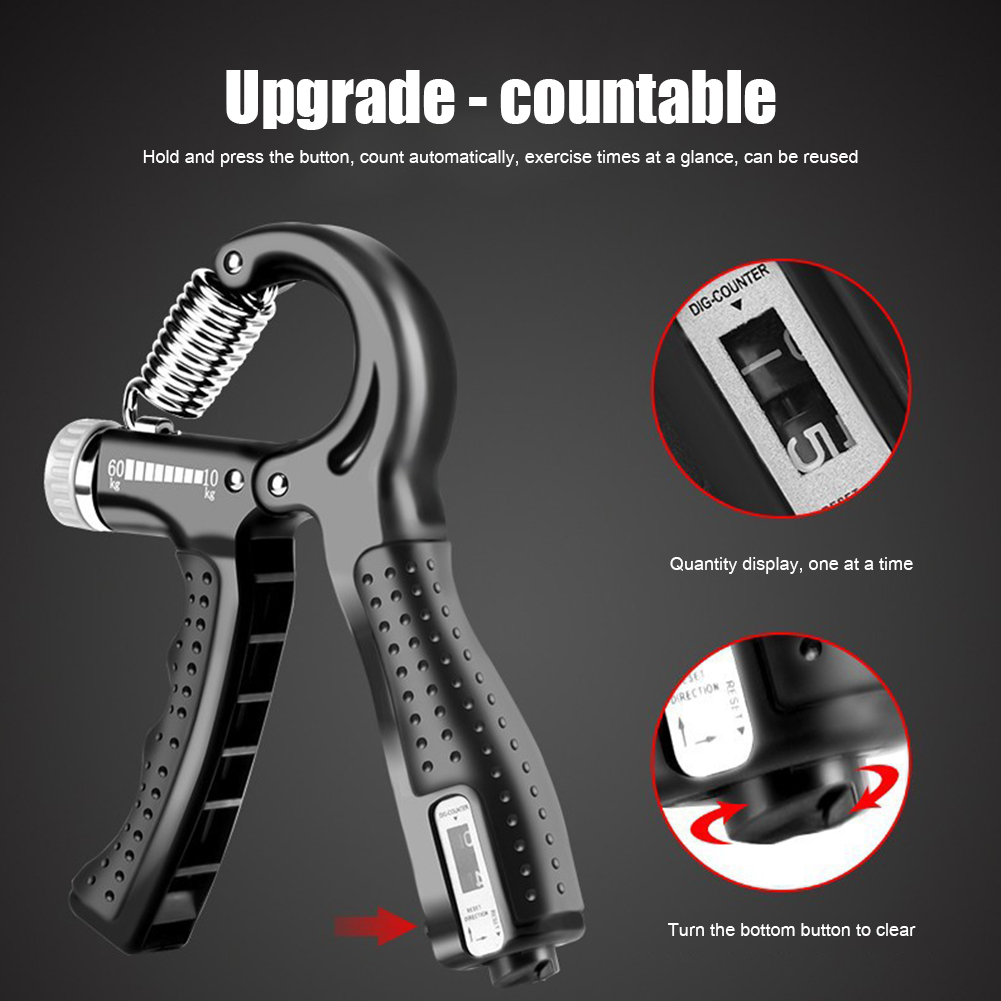 Pinza de mano en forma de R ajustable, agarre para ejercicios de fuerza, Fitness, deporte, rehabilitación de los dedos, entrenamiento Devic