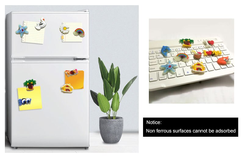 1 stk dyr corgi lysende pvc køleskab magnet magnet koala klistermærker på køleskab magneter hjem indretning glødende køkken dekoration