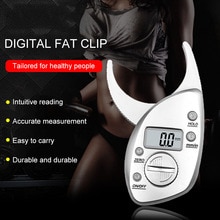 Pinzas para medir grasa corporal, analizador electrónico Digital, calibrador de grasa corporal, probador de piel muscular, Monitor de grasa corporal de 0 a 50mm