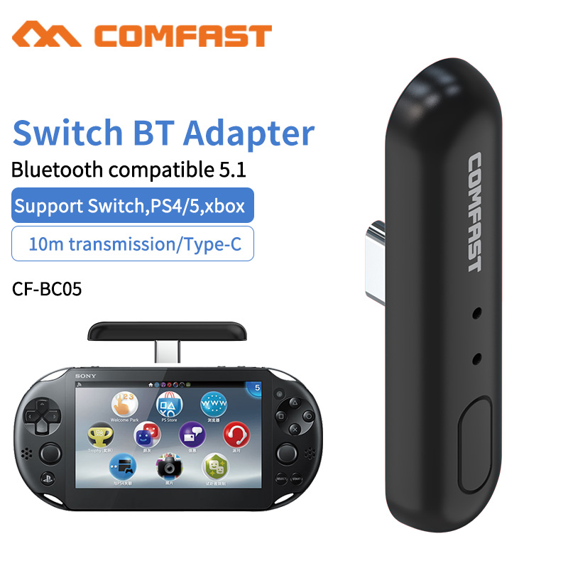 Mini Draadloze Zender Bluetooth Compatibel 5.1 Usb 10M Headset Audio Adapter Voor Schakelaar PS5 Xbox Tv Draadloze Trasmisor