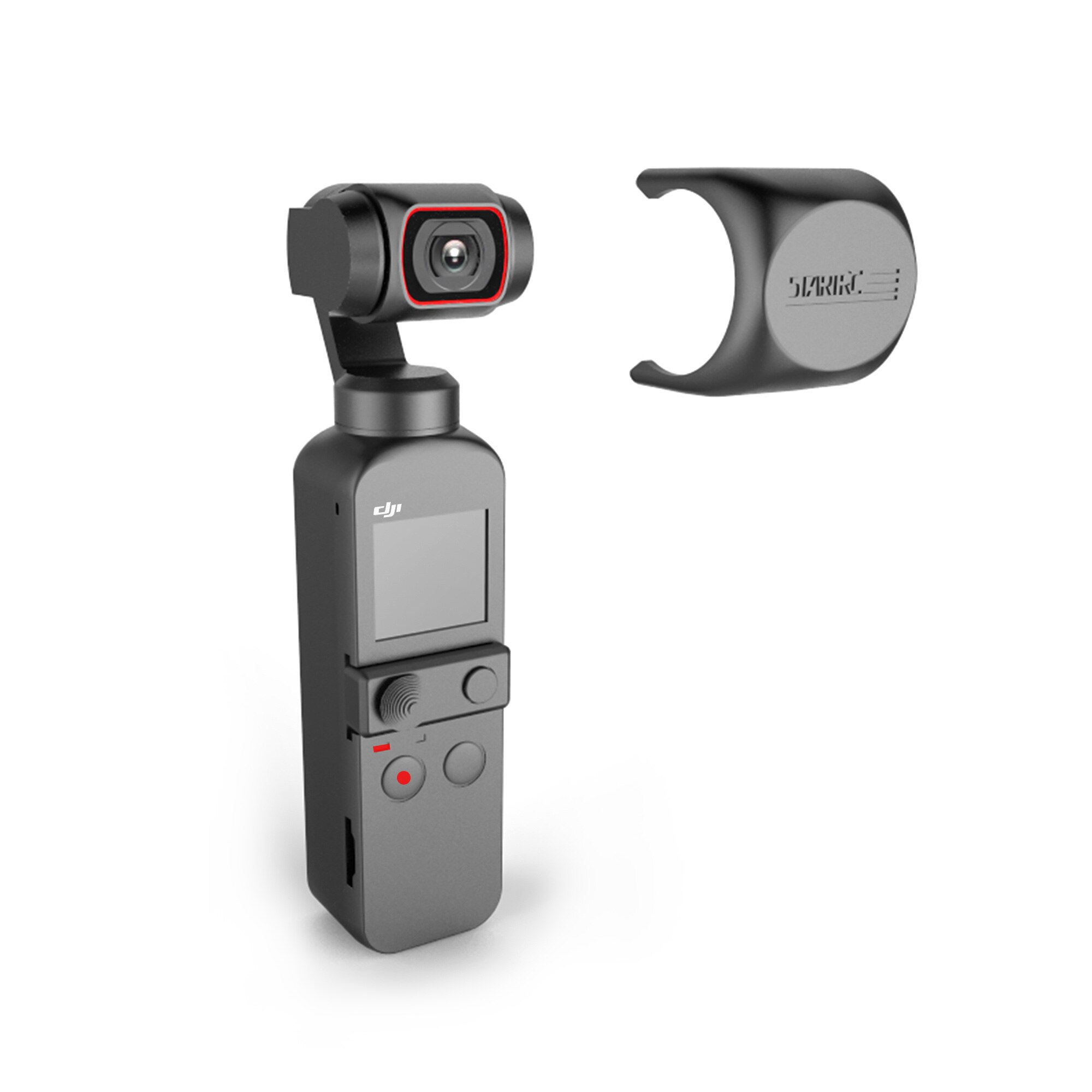 STARTRC-parasol de bolsillo para cámara Dji OSMO Pocket 2, parasol para lente de cámara, cubierta protectora, adaptador, accesorios de cardán