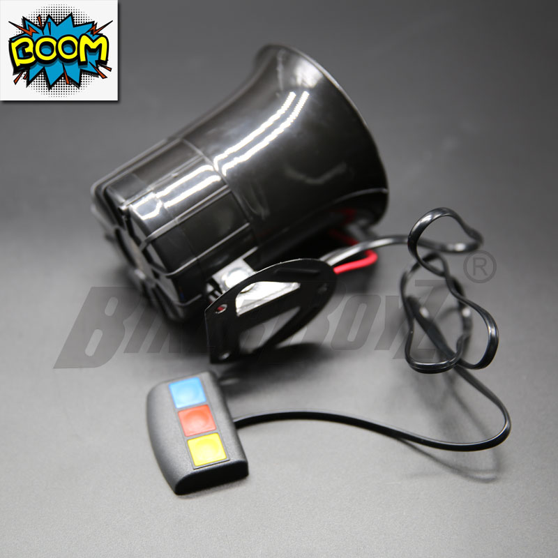 Bocina de coche con 3 tonos de sirena para Moto, altavoz de 12V, alarma de coche, sonido