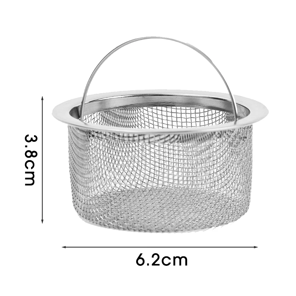 Küche Waschbecken Filter Mesh Edelstahl Waschbecken Sieb Anti-Blocking Badezimmer Bodenabläufe Haar Catcher Stopper Waschbecken Zubehör: YELLOW