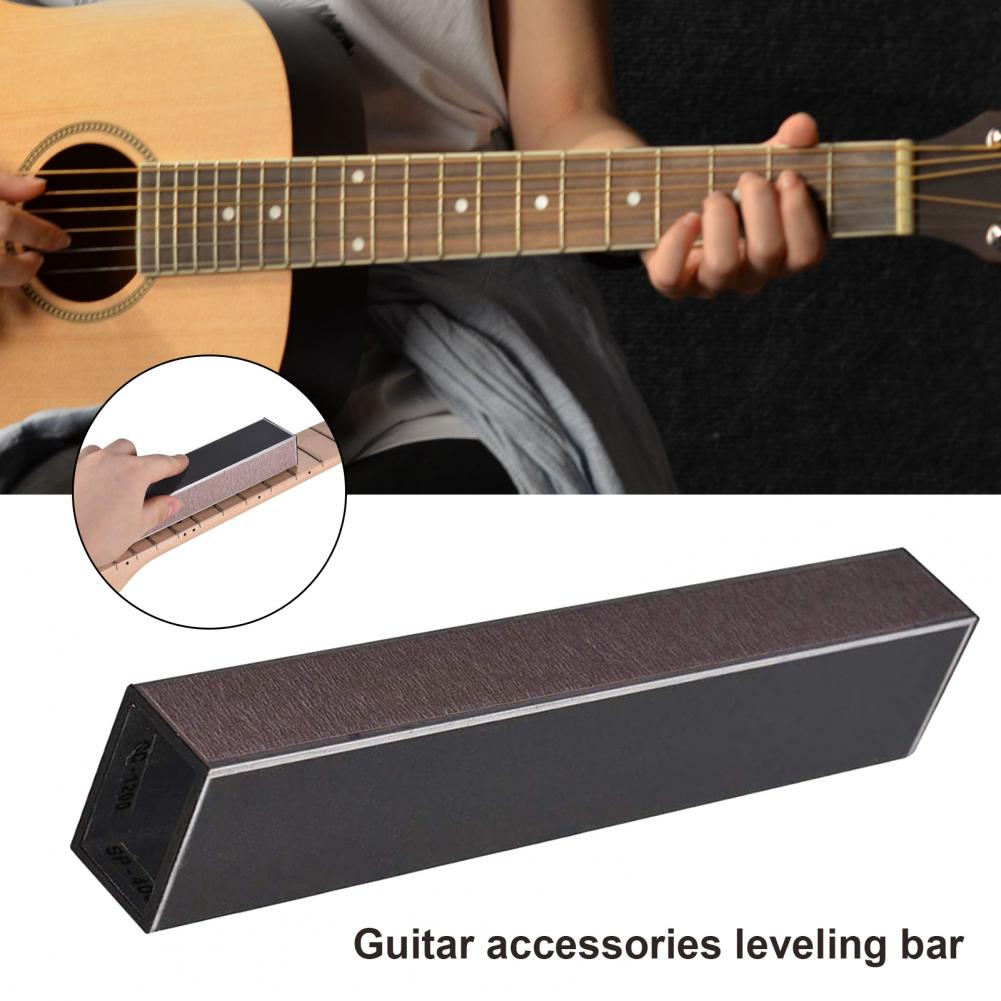Fret Leveling Beam Helpful Simple Operation Wear-Resistant for Bass Guitar Leveling Beam Guitar Leveling Beam