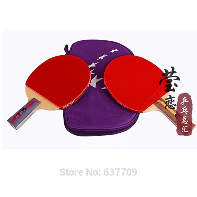 Original DHS style T2002 and T2006 table tennis rackets with 2 stars DHS rackets racquet sports ping pong paddles