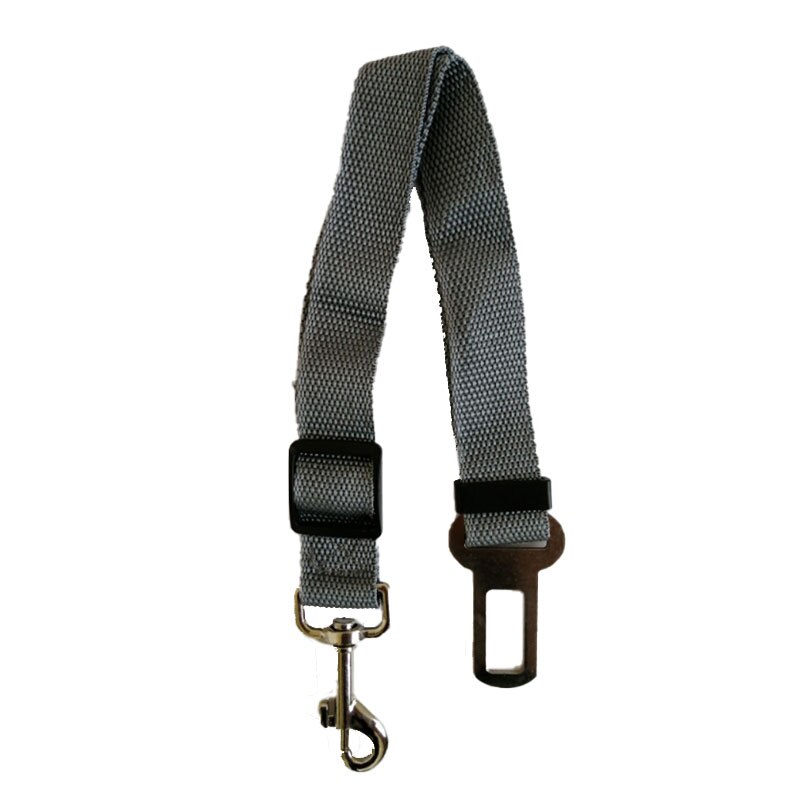 Verstelbare Pet Honden Autogordels Nylon Kat Harnas Veiligheidsgordel Compatibel Meest Voertuig Kleine Medium Reizen Clip Franse Bulldog: gray