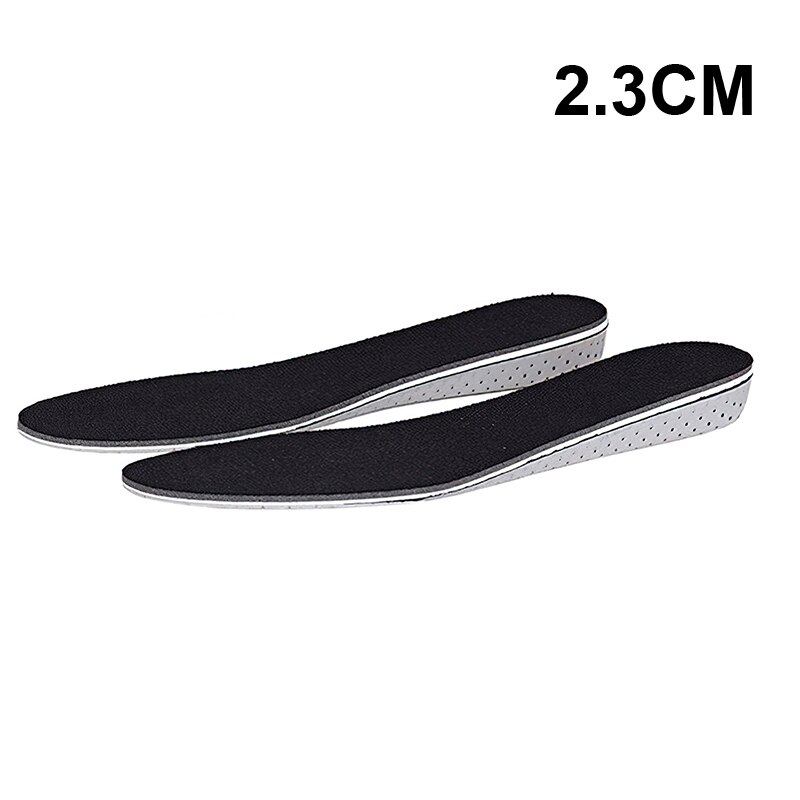 Semelles en coton à mémoire de forme unisexe pour femmes et hommes, 2.3 ~ 4.3cm, semelles complètes ou semi-montantes, coussin, directe, 2 pièces: Full pad 2.3cm