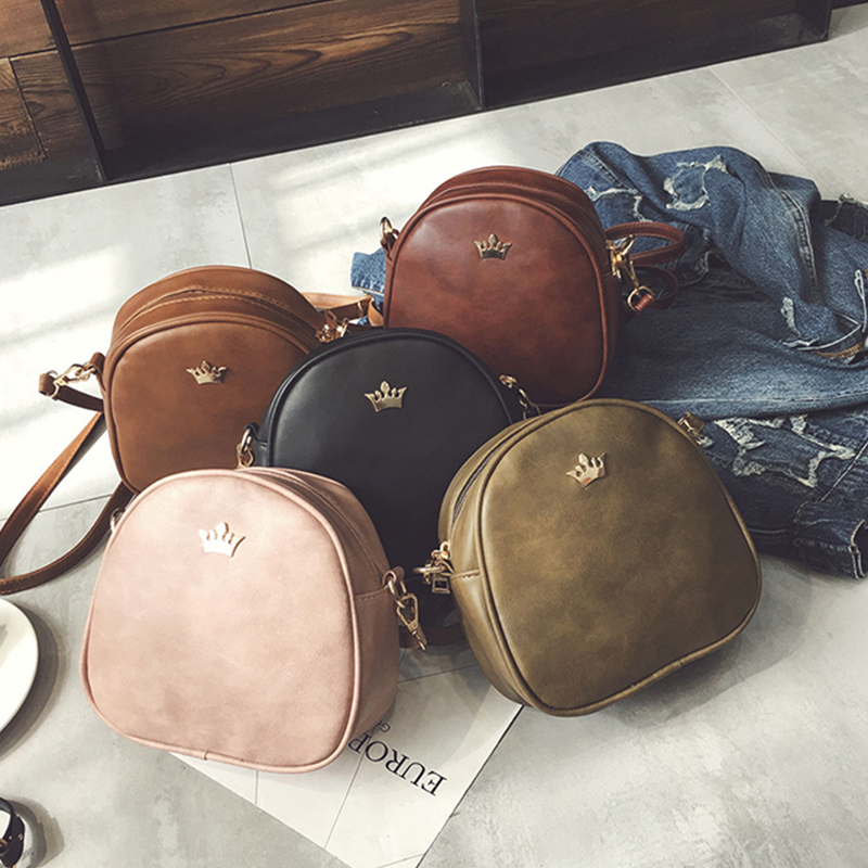 Bags for Women Shoulder Bag Handbag Phone Purse Imperial Crown Pu Leather Women Small Shell Crossbody Bag