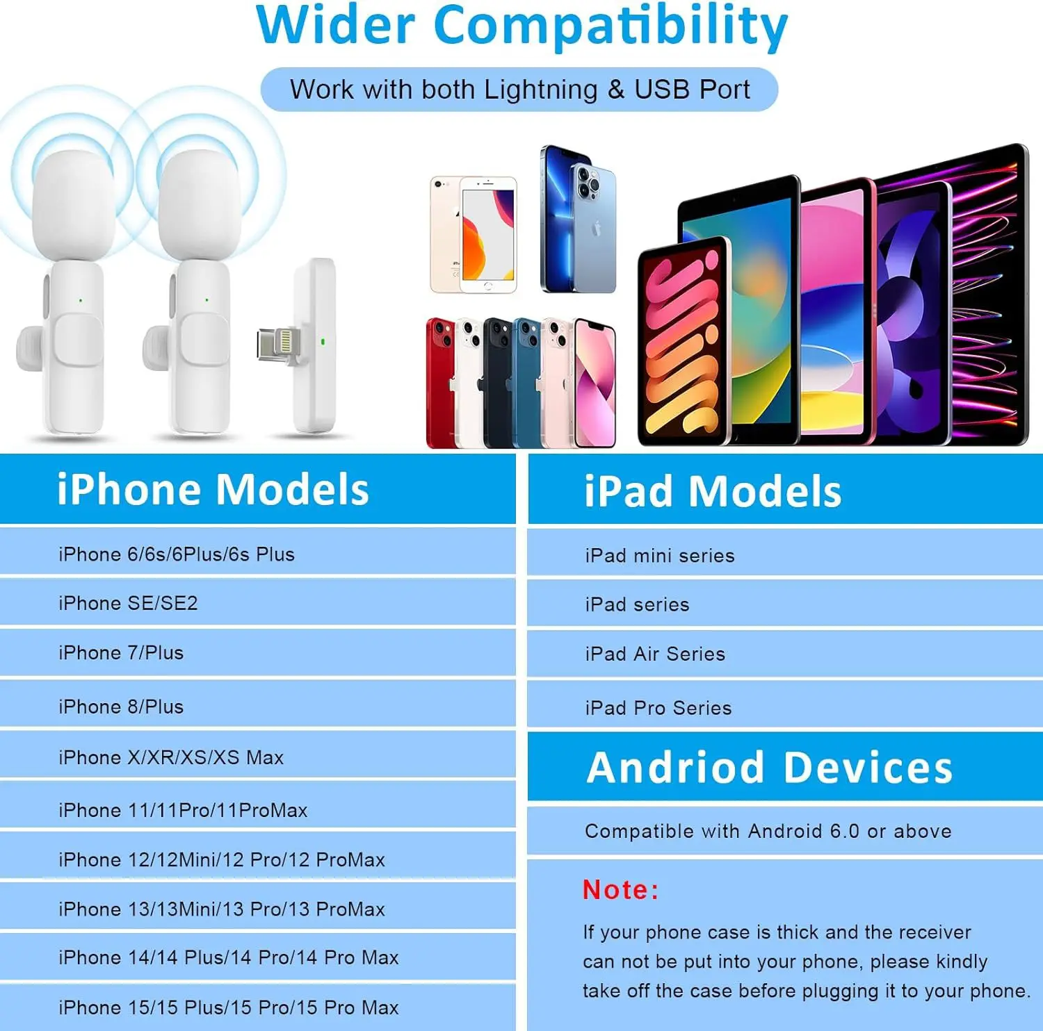 Xiaomi pinkes kabelloses lavalier-mikrofon für iphone, Android, pc, Live-Spielen, smartphone, tragbares mikrofon für Audio-- und videoaufnahmen, vlogging