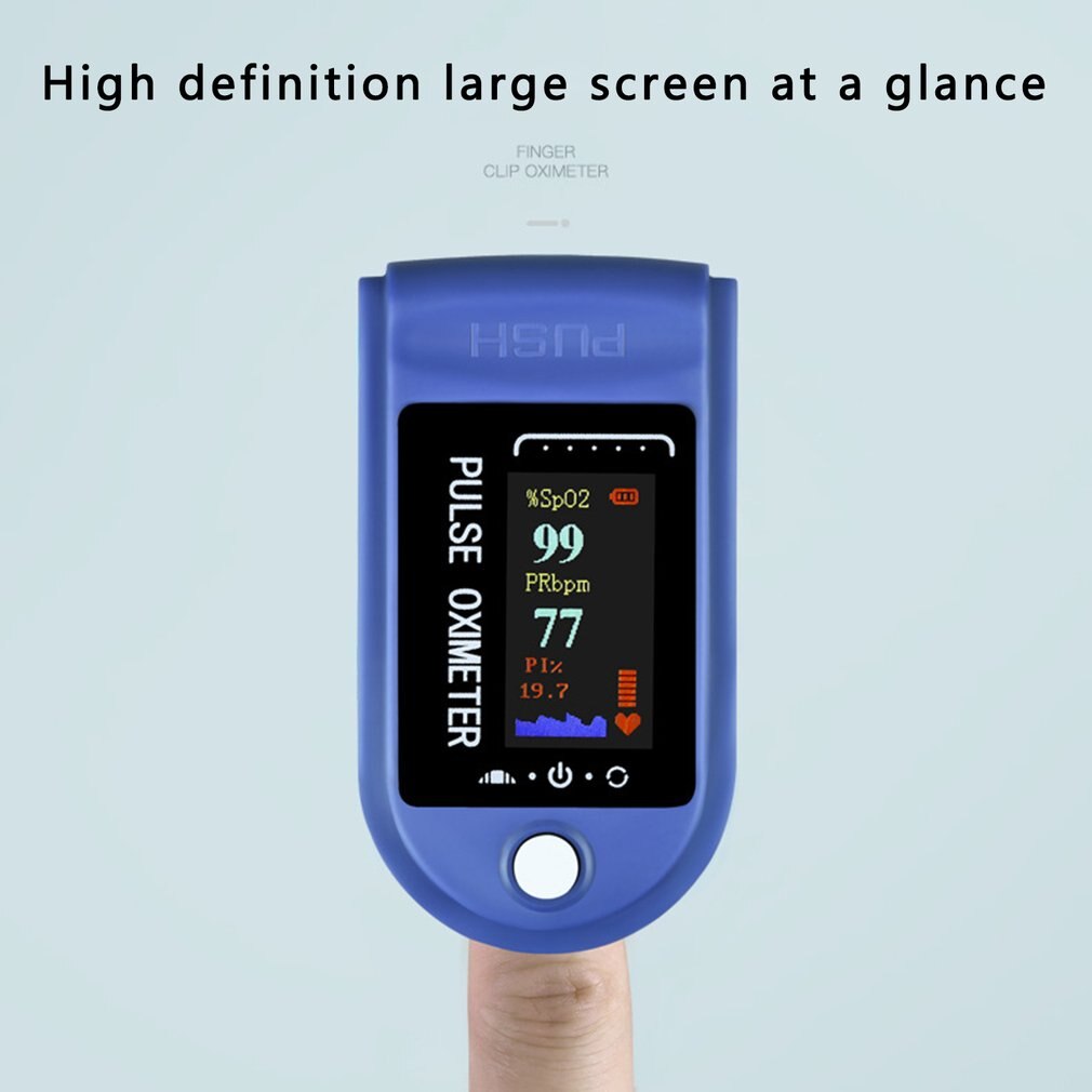 Oxymètre de pouls au bout du doigt pince à doigt oxymètre de pouls au rythme cardiaque moniteur de Saturation de la fréquence cardiaque oxymètre de pouls au doigt LED O LED