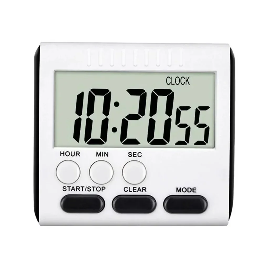 1PCS Kitchen LCD Digital Kitchen Timer 24 Hours 60x28mm Count Up Down Clock Eco-Friendly， Magnetic