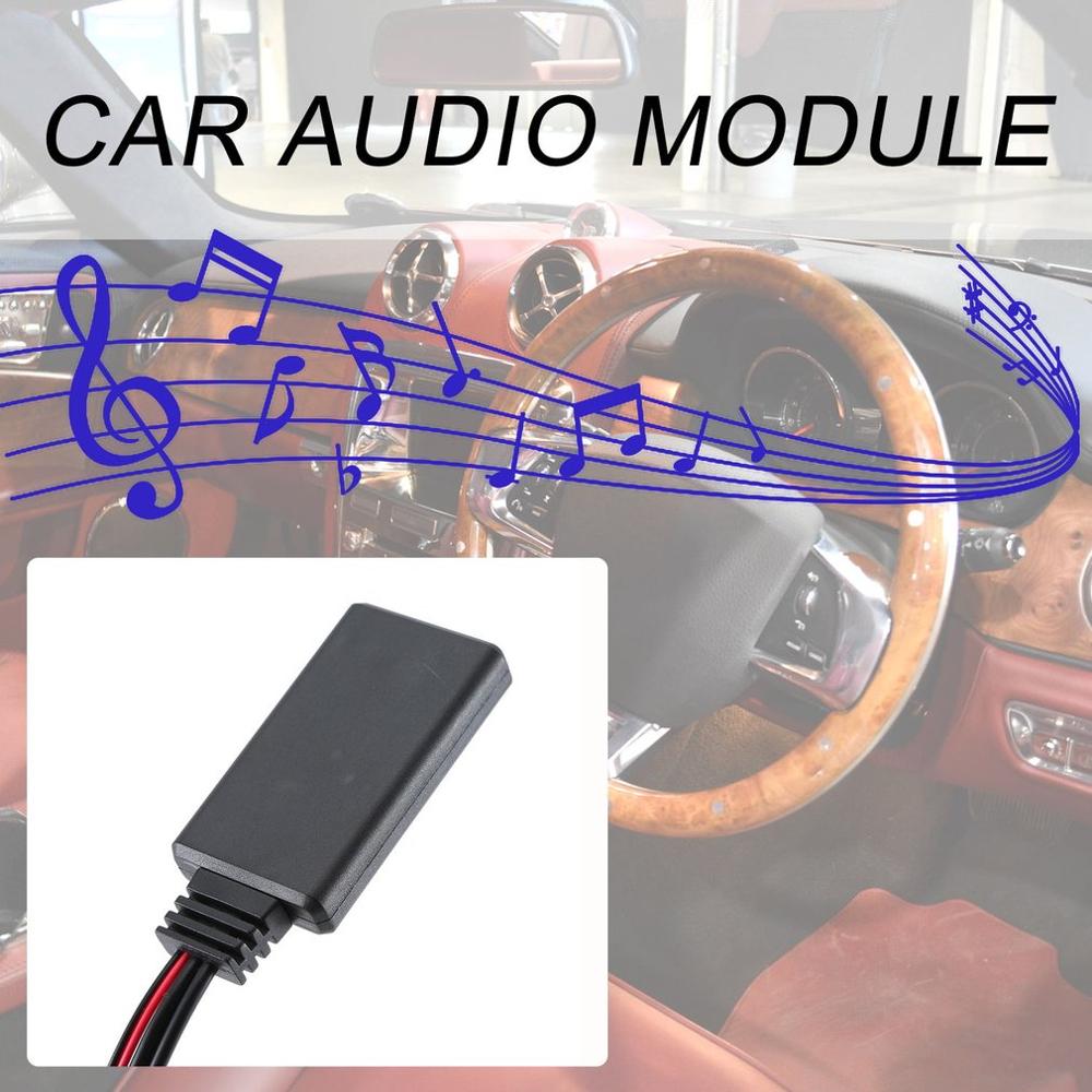 Pour BMW E60 04-10 E63 E64 E61 Auto 12Pin sans fil Bluetooth Module Radio stéréo AUX-IN Aux câble adaptateur