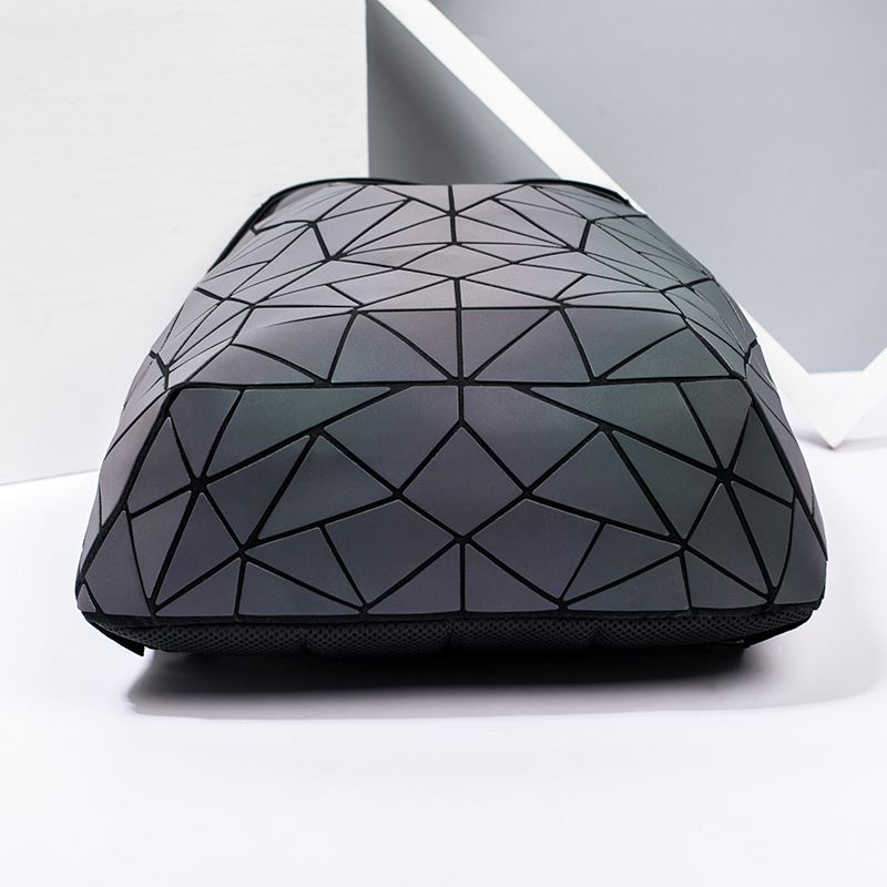 DIOMO lumineux irrégulier Triangle grande capacité école voyage sac à dos pour les femmes sac à dos femme ordinateur portable sac à dos coréen