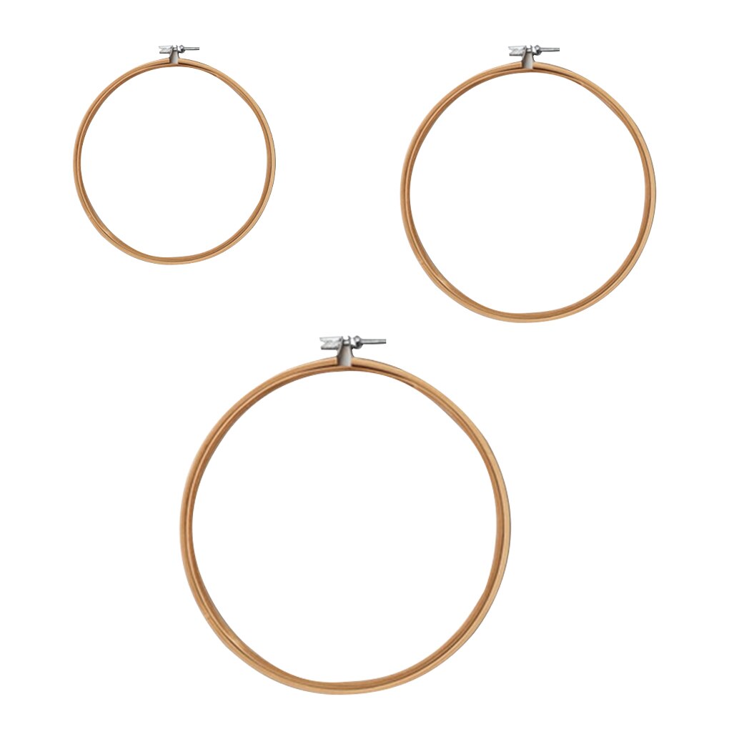 1PC 10cm 13cm 16cm Embroidery Cross-Stitch Wooden Frame Hoop Circle Embroidery Shed DIY Hand Craft Sewing Needwork Tool