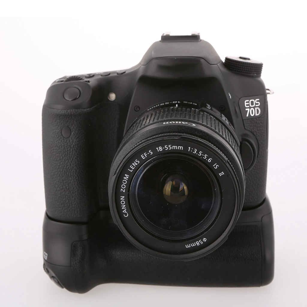Mk-70D Bg-E14 travor suporte de aperto de bateria vertical para câmeras eos 70d 80d