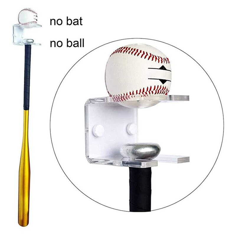Wall Mount Vertical Baseball Bat Holder Baseball Bat Rack Wall Mounted Transparent Baseball Display Bracket