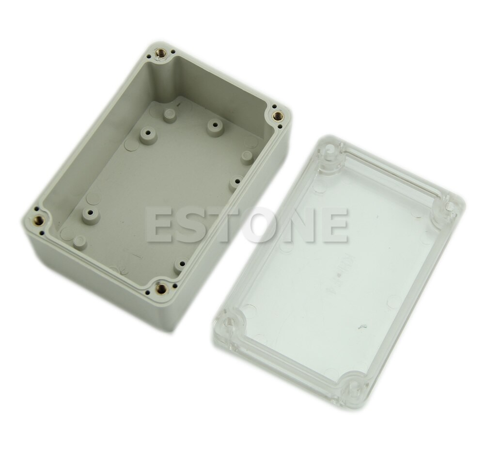 Boîtier transparent étanche en plastique pour boîtier de projet électronique, 1 pièce