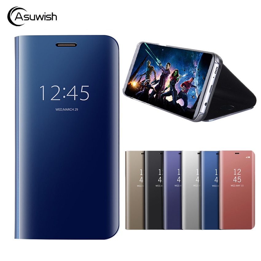 Luxe Flip Cover Spiegel Telefoon Geval Voor Samsung Galaxy A3 A5 A7 EEN 3 5 7 SM A320 A320F a520 A520F A720F SM-A320F SM-A520F