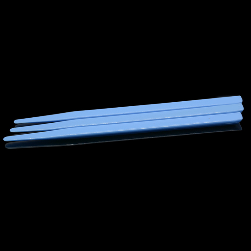 Espátula de yeso para mezclar Dental, Material de impresión, cuchillo mezclador desechable, espátula de alginato, herramientas de dentista de plástico azul, 10 Uds.
