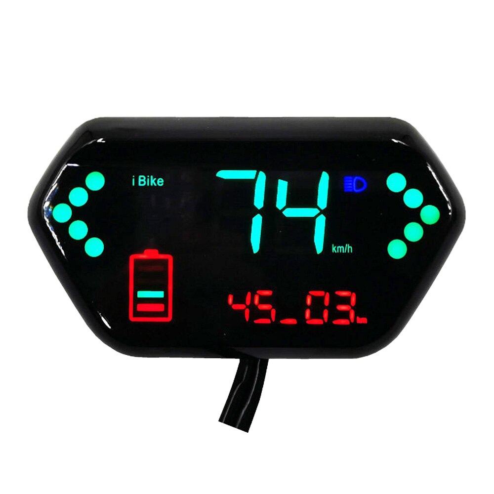 48V 60V 72V Borstelloze Controller Display Instrumentatie Lijn Meter Tonen Speed Batterij