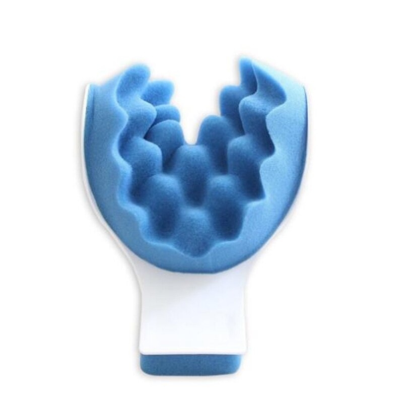 Neck Support Tension Reliever Neck Shoulder Relaxer Blue Sponge Releases Muscle Tension Relieves Tightness Soreness Theraputic
