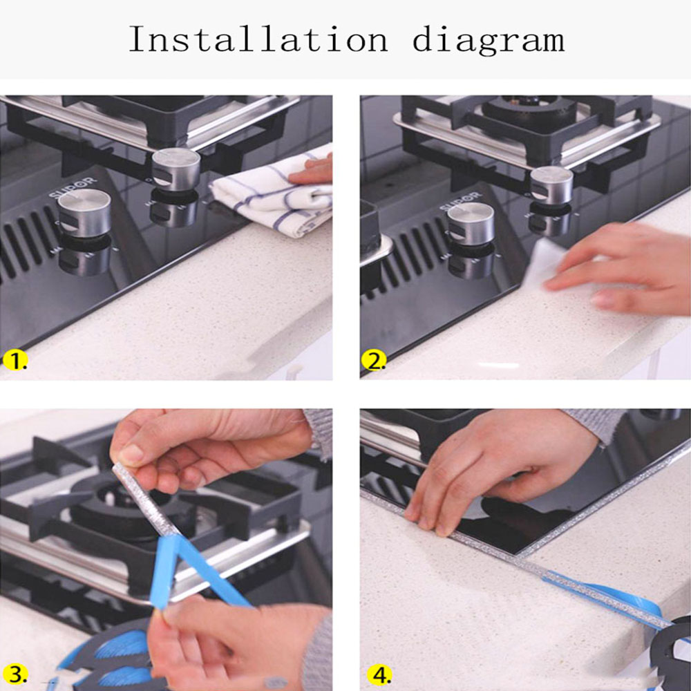 Samoprzylepna taśma ceramiczna robić płytek ceramicznych Kuchnia Łazienka Odporna na pleśń Wodoodporna Piękny szew Ściana Linia podłogi Dekoracja domu