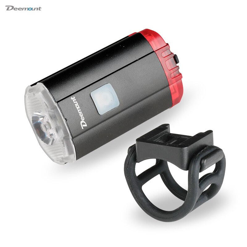 2 In 1 Fiets Koplamp Achterlicht Lamp 15 Modes 800Mah Stuur Helm Mount Usb Lading Fietsen Voor Verlichting visuele Waarschuwing
