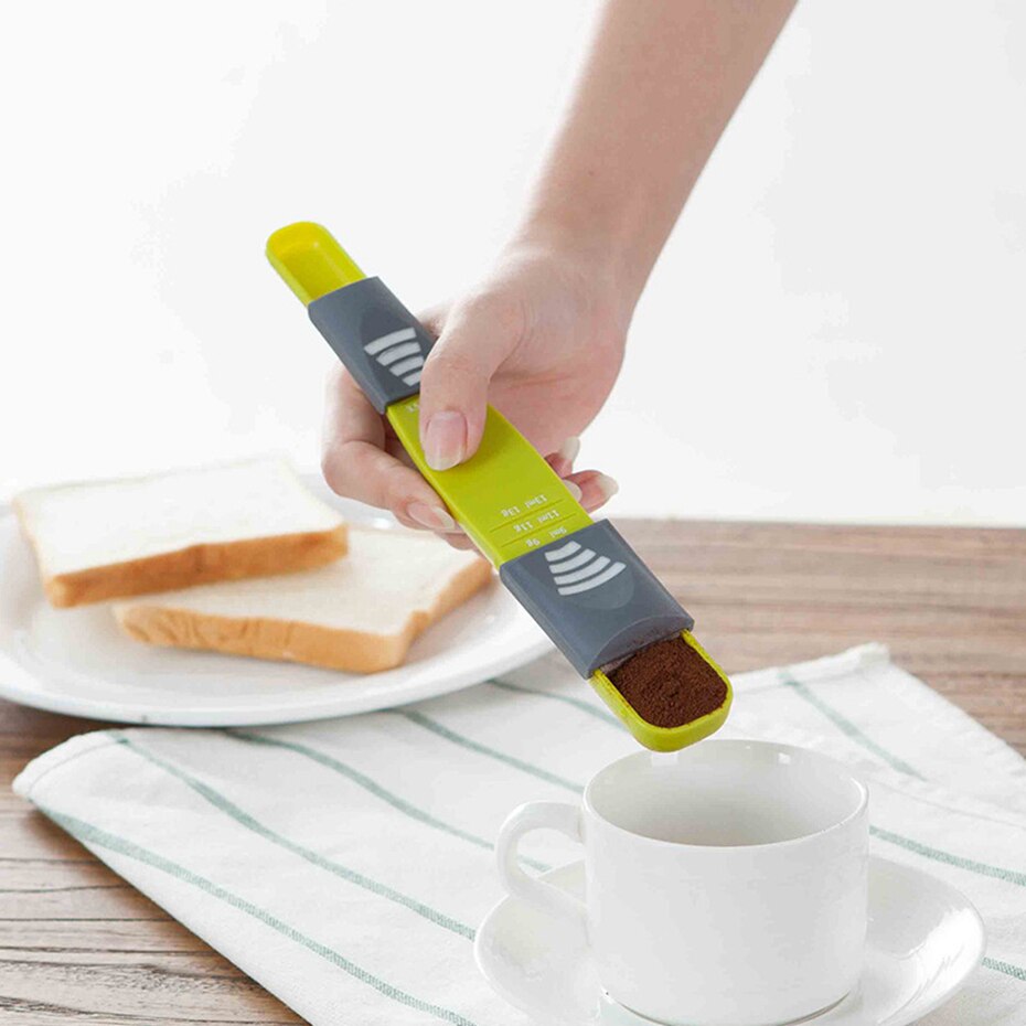 Adjustable Kitchen Measure 1pc Adjustable Scale Measuring Spoons Multipurpose... – Vicedeal