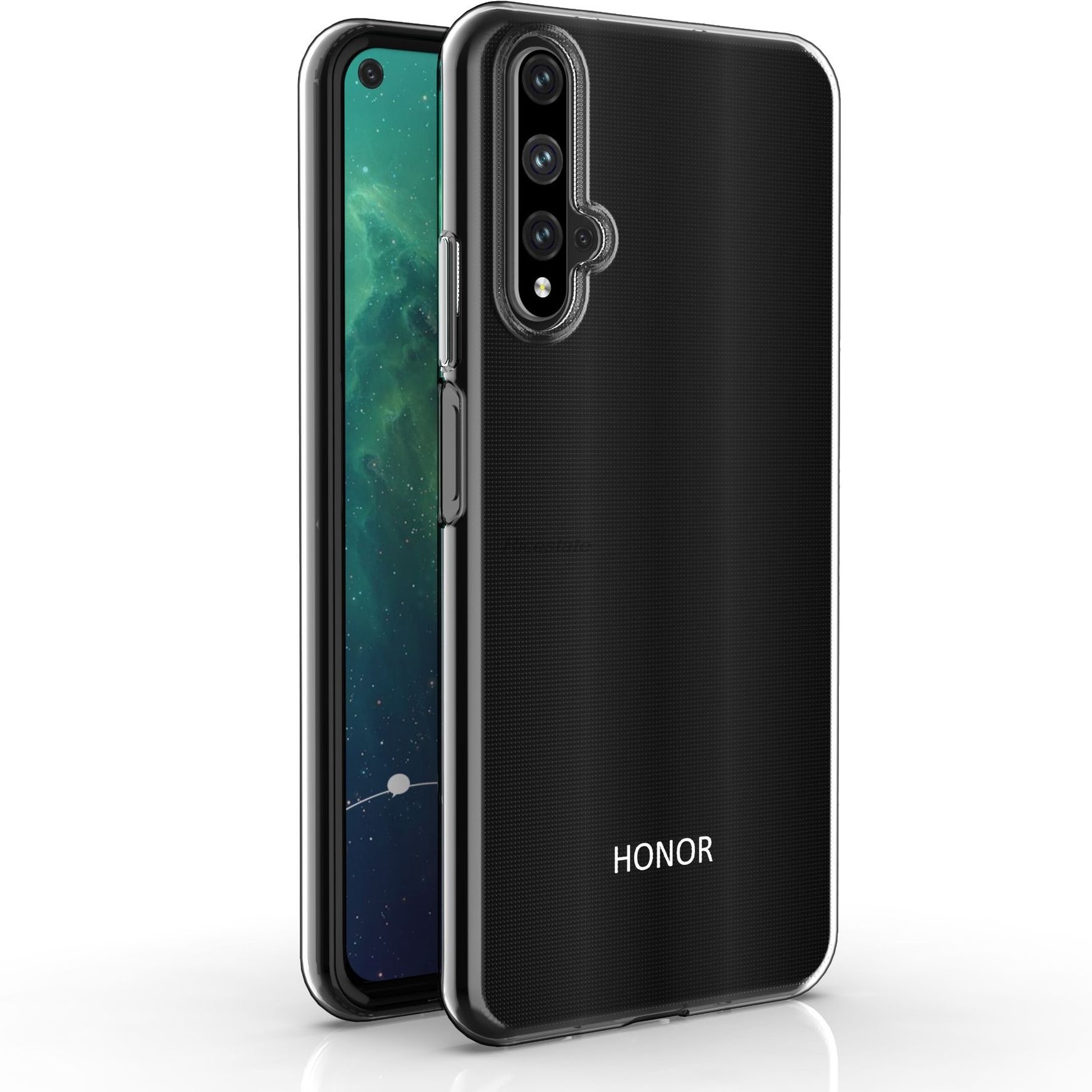 Doorzichtig hoesje voor Huawei Nova 5T Ultradunne doorzichtige hoes Huawei Nova 5T Transparant Zacht siliconen TPU Telefoon achterkant